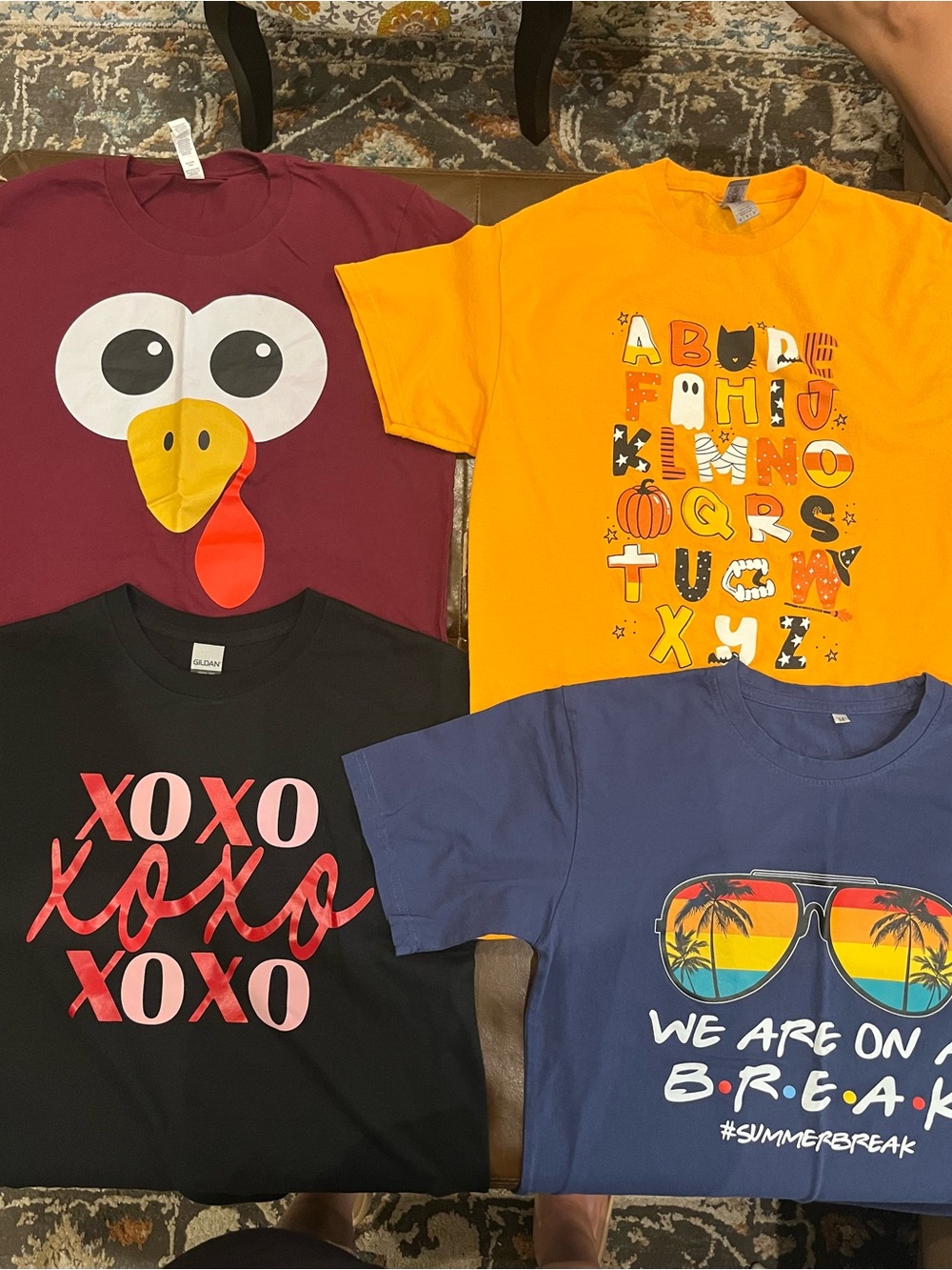 Teacher holiday shirt bundle
